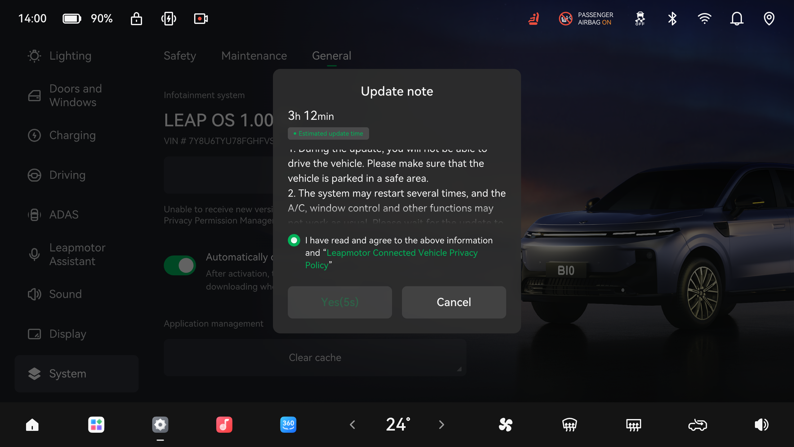 Stay up to date with OTA | Leapmotor United Kingdom